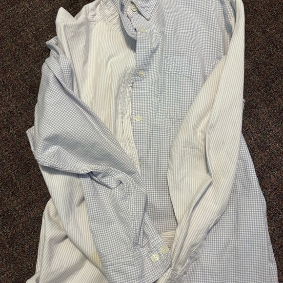 bill blass Other - Bill Blass Light Blue Checkered Button Down Shirt